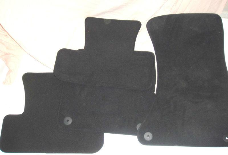 2009 2010 2011 10 11 12 13 audi q 5 q5 carpet floor mats black oem factory set 