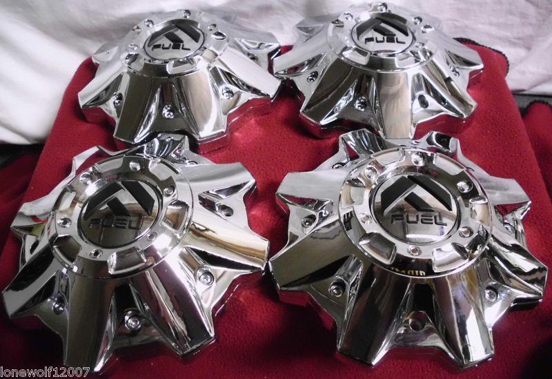 Fuel wheels chrome custom wheel center cap caps set of 4 # cap m-447
