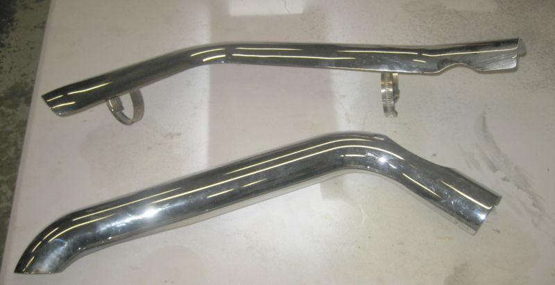 Harley davidson front pipe heat sheilds!