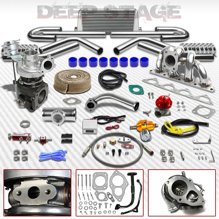 Td05 dsm 1g 12pc turbo kit w/intercooler+wastegate+manifold 90-94 eclipse 4g63