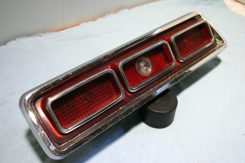 67 lemans tempest gto tail light lense lamp housing bake turn signal 