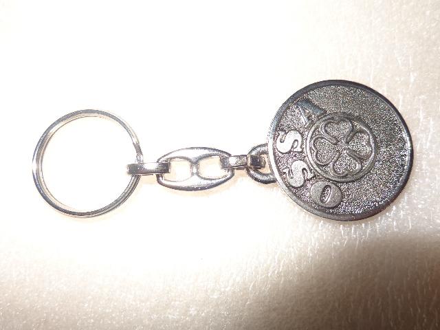 Ossa keychain ​​duplex.