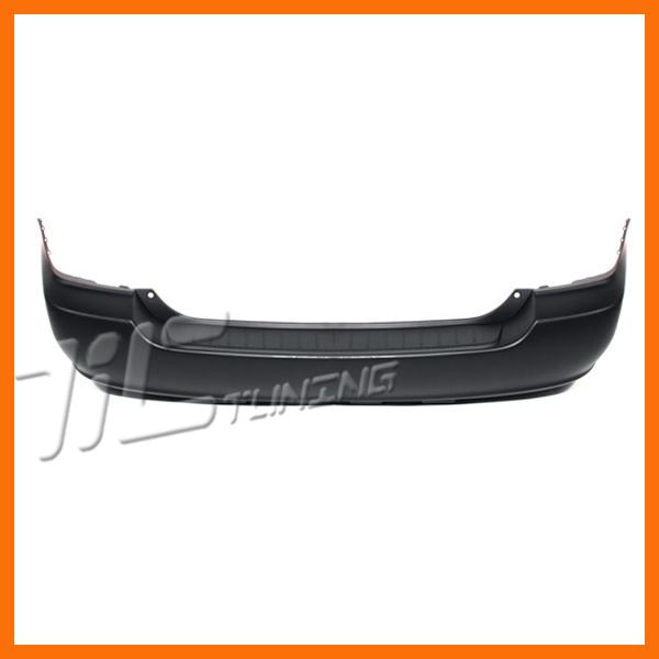 01-03 toyota highlander primered black bumper cover rear 02 replacement