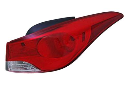 Replace hy2805119 - fits hyundai elantra rear passenger side tail light assembly