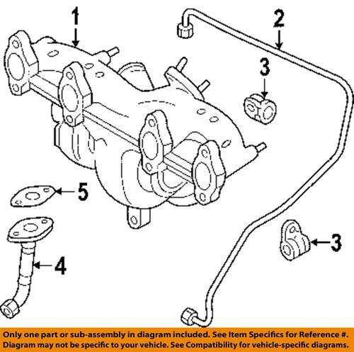 Volkswagen oem 03g145736e turbocharger-oil line