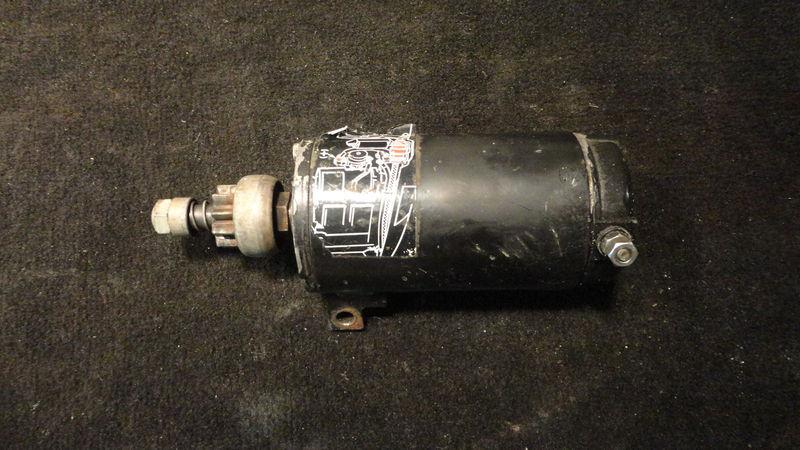 Used starter motor #0389954 for 1984 evinrude 90hp outboard motor ~e90mlcrd~