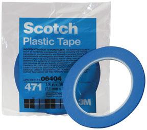 1roll - 3m™ scotch® -  vinyl tape 471+ - blue 06404