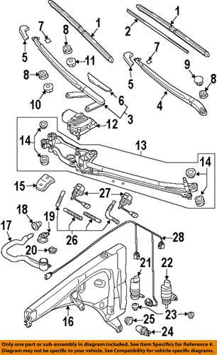 Volkswagen oem 7l0955601c wiper & washer-windshield-link assembly