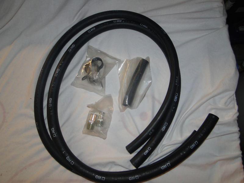 1968-72 chevelle heater hose with brackets & fittings>all brand new. 