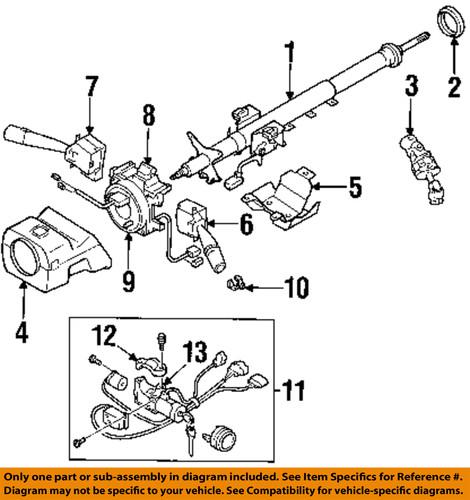 Subaru oem 83139fe000 ignition starter switch/switch, ignition starter