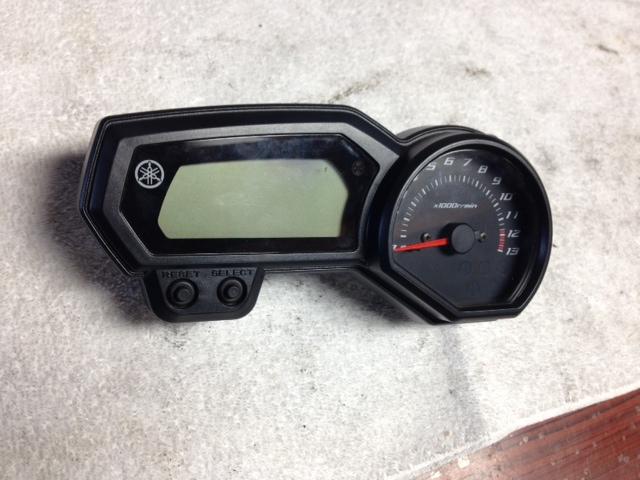 09-13 yamaha fz6r gauge cluster tach speedo speedometer