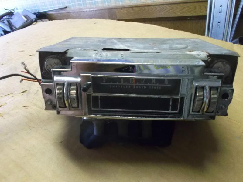 1968-1969 dodge, plymouth b body am 8 track radio, charger, gtx, super bee oem