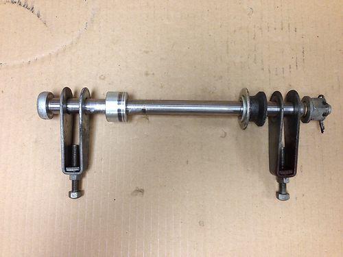 Rear axle assembly, adjusters axel 1981 suzuki gs550t gs 550 t