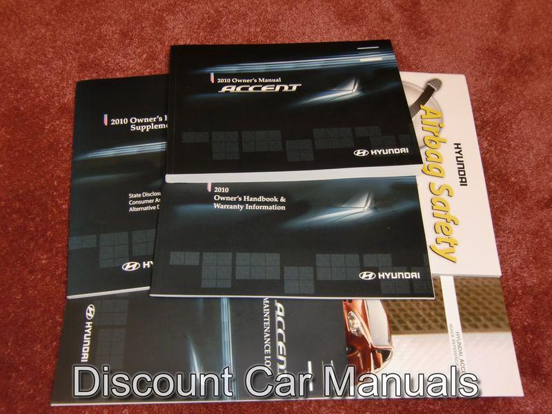 ★★ 2010 hyundai accent owners manual portfolio 10!! ★★