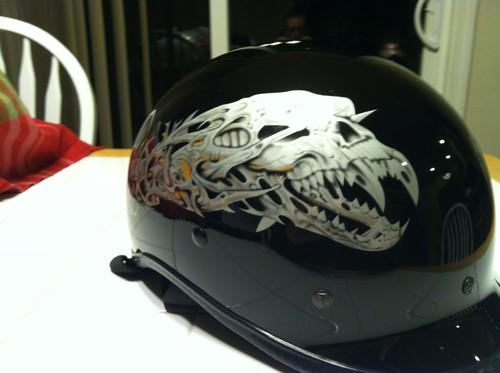 Wicked  motorcycle helmet