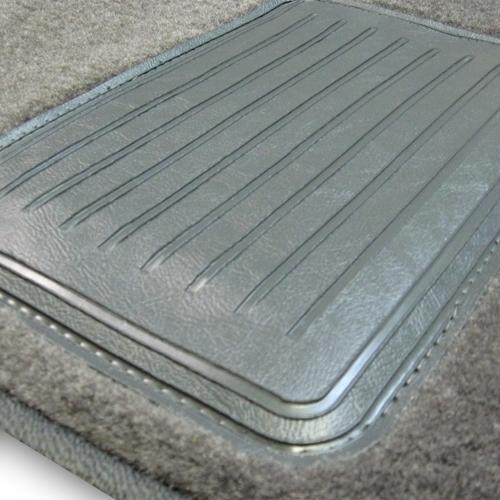 Chevy trail blazer gray custom fit floor mats 4pc set heel pad-serged edge 02-09