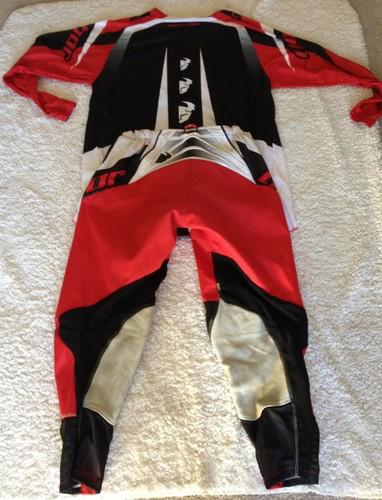 Thor racing jersey and pant set xl jersey 38 pants red black combo mint