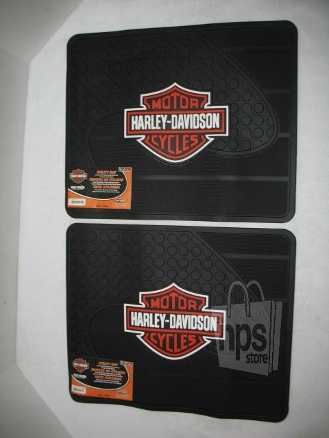 Plasticolor 001073r01 utility mats harley davidson design lot of 2 new