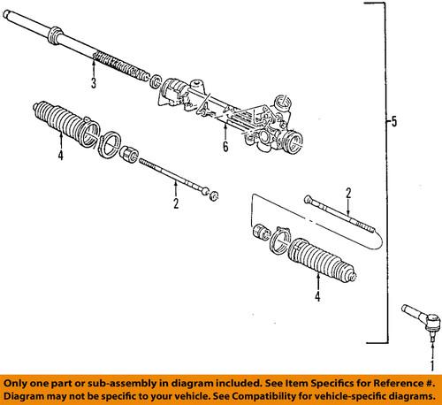 Ford oem 5l5z-3a130-aa tie rod/steering tie rod end