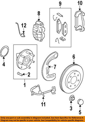 Ford oem 9l1z1131a brake-grease cap