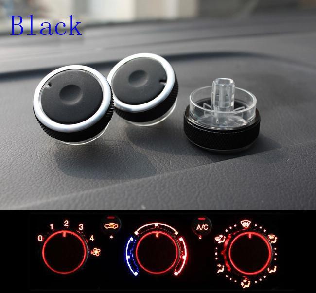 Refitting fits for ford focus a/c heat control knobs switch black new