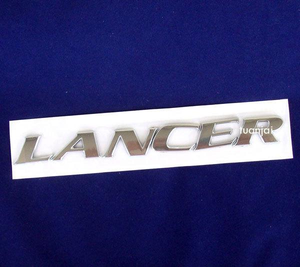 Lancer mitsubishi letters badge adhesive sticker emblem logo decorated free ship