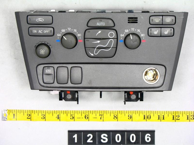 03 volvo v70 temperature climate control ac heat unit panel switch 12s006