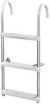 Garelick gunwale ladder - 3 step - 7" hook - 15"w x 36"h 05037:02