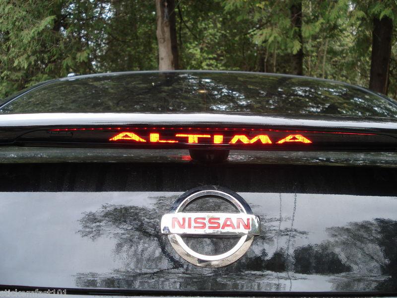 Nissan altima spoiler 3rd brake light decal overlay 02 03 04 05 06