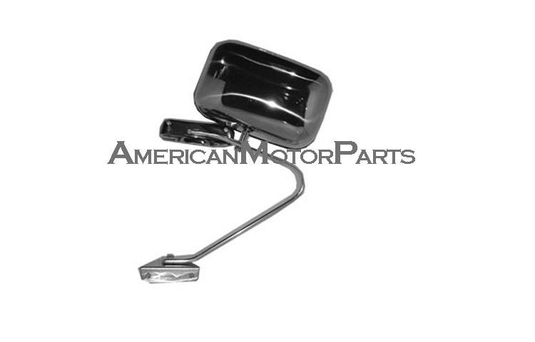 Left or right replacement manual chrome mirror 80-91 ford f150 f250 f350 bronco