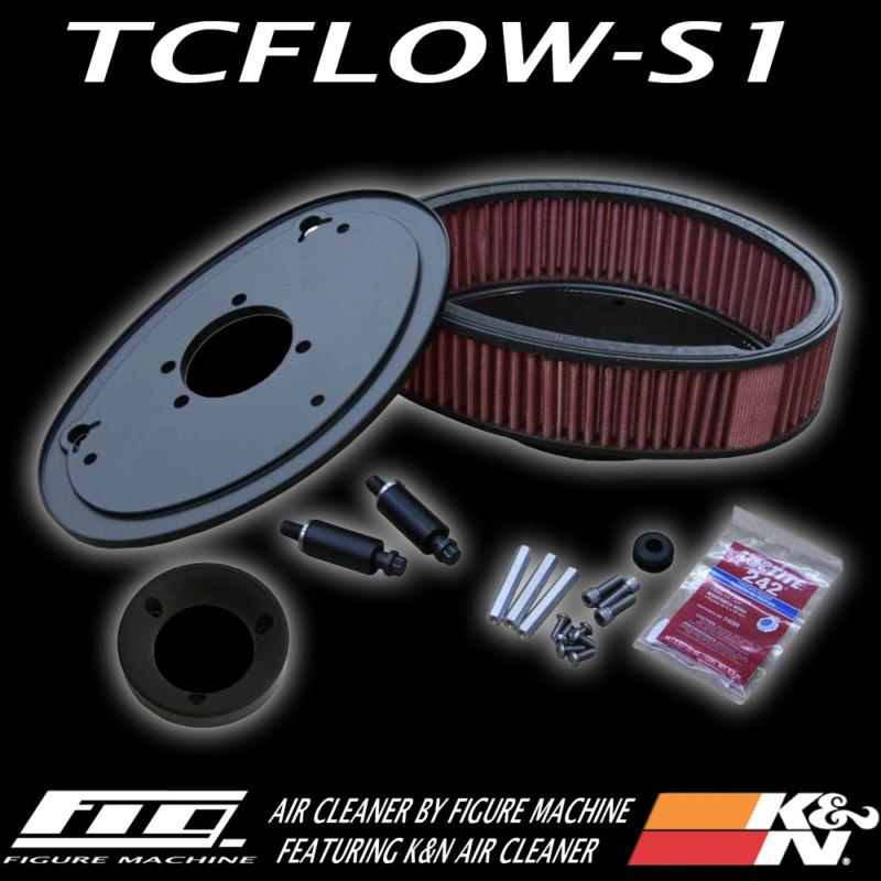 Stage 1 air cleaner + k&n filter - softail fat boy night train rocker c 99 & on