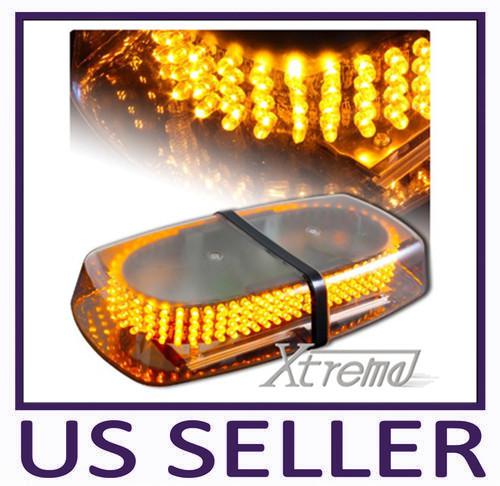 Color options 240 led vehicle roof top warning strobe light with magnetic base