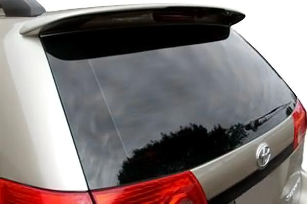 Jks 388034-unpainted - 04-13 toyota sienna factory style rear spoiler plastic