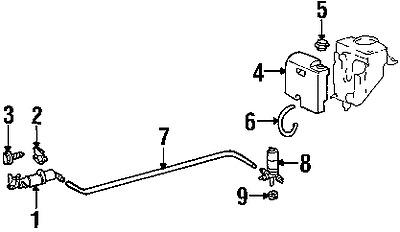 Mercedes-benz 2108601547 genuine oem factory original nozzle