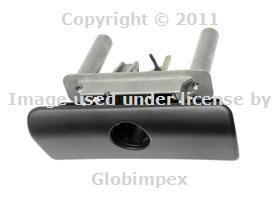 Bmw e39 glove box latch handle genuine blk oem + 1 year warranty