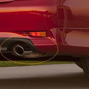 Chrome exhaust muffler tip tail pipe fit toyota corolla 2012 2013