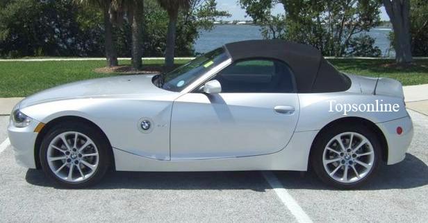 Bmw z4 z-4 m roadster convertible top with defroster glass, haartz cloth 03-09