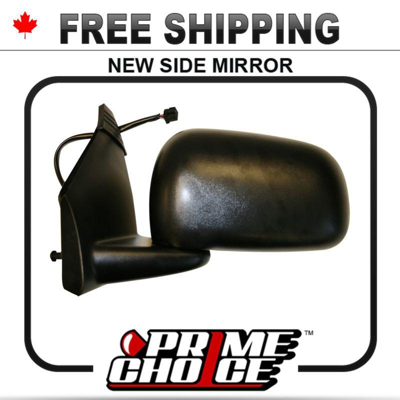 New power black driver side view mirror for dodge durango 2004-2007 left door lh