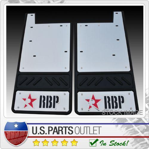 Rbp 757010-rb mud flap 21 in. x 24 in. dually square die stamp-rbp