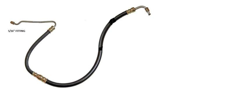 1967 1968 mustang power steering pressure hose, show correct, 5/16" fitting