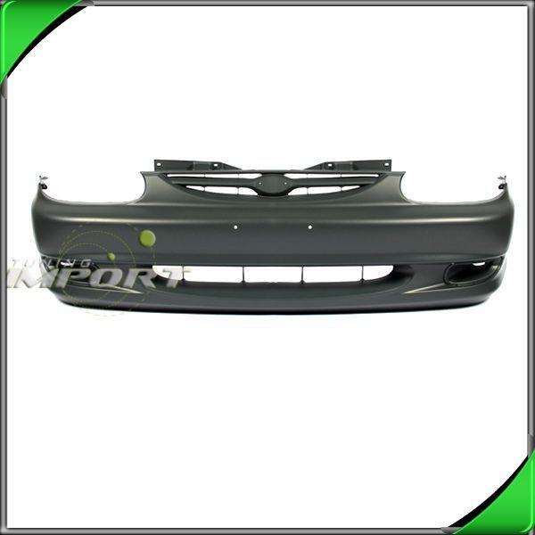 Unpainted primered black for 98-01 kia sephia base/ls front bumper cover new