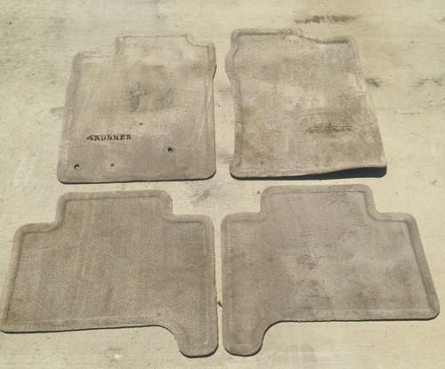 2003-2009 toyota 4 runner gray floor mats oem