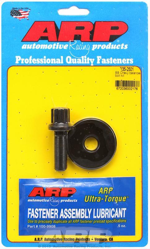 Arp harmonic balancer bolt chromoly black oxide 12-point chevy big block