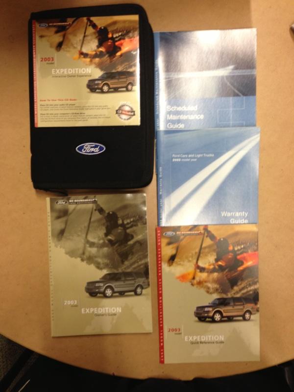 Ford expedition 2003 owners manual