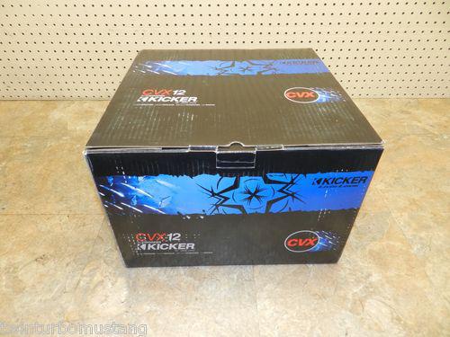 Kicker comp vx cvx12 1-way 12" car subwoofer sub woofer 