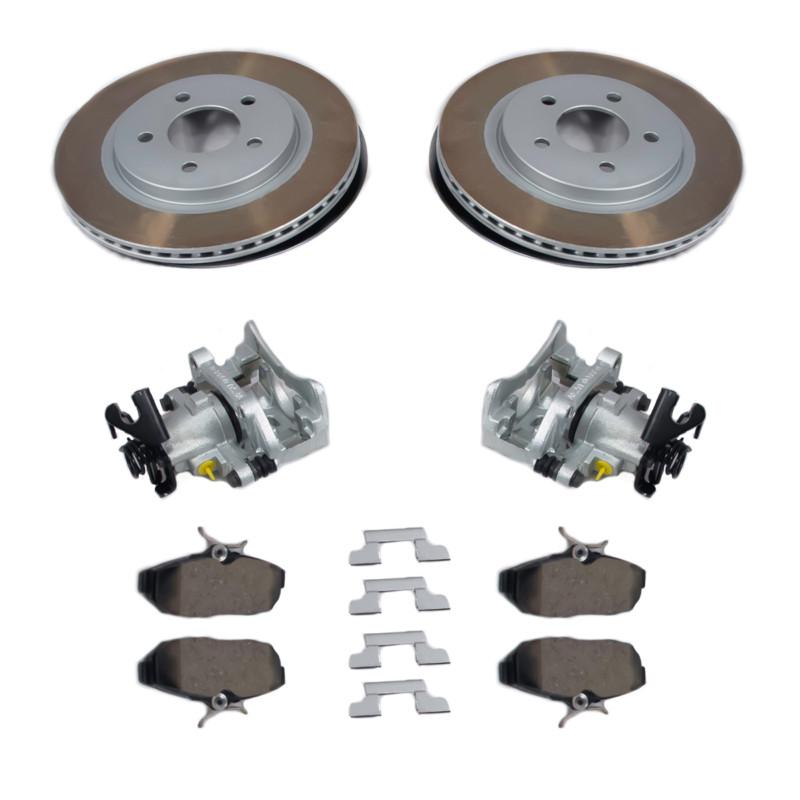 2005-2013 mustang gt, v6 oem genuine ford rear calipers, brake pads & rotors new