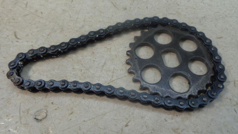 1984 honda ch125 oil pump chain and gear hm598