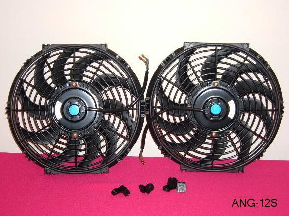 Fans hp reversible twin 12 inch electric cooling *new*