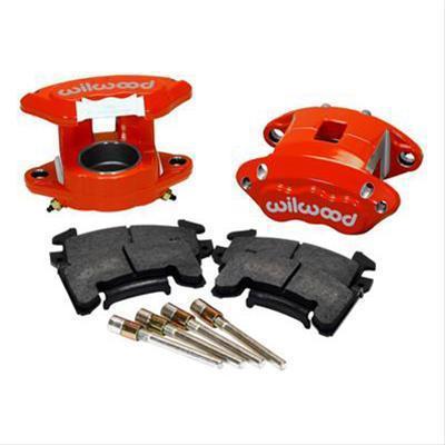 Wilwood brake calipers and pads gm d154 driver side front aluminum red gm kit