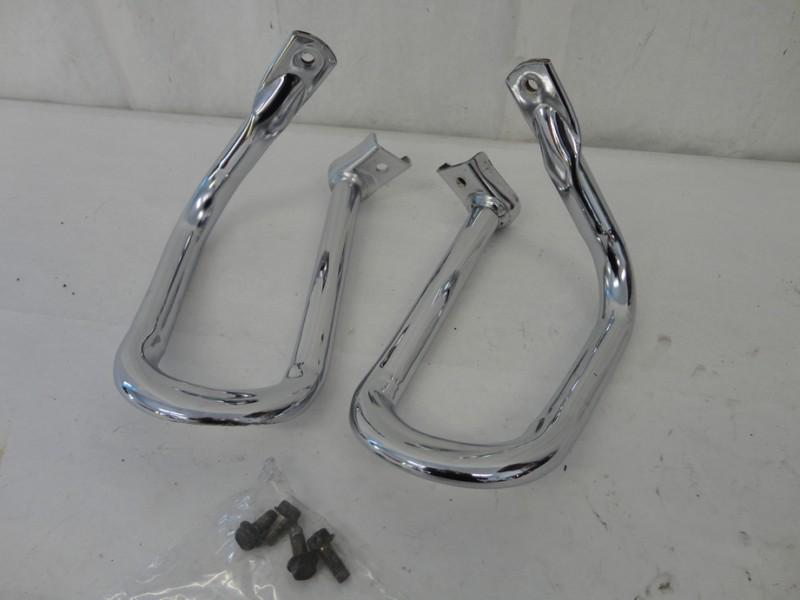 1988-2000 honda goldwing gl1500 se chrome saddlebag guards, crash bars 3147